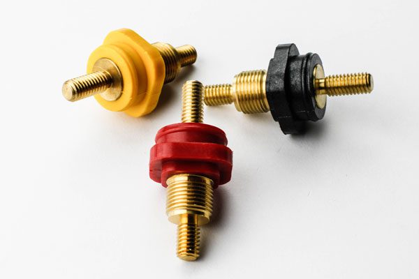 Bundle of new high pressure hydraulic hoses in a package
